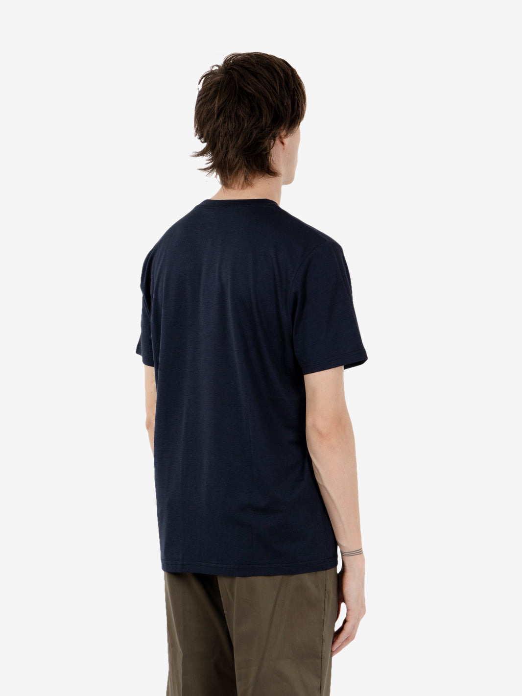 T-shirt basic cotone navy