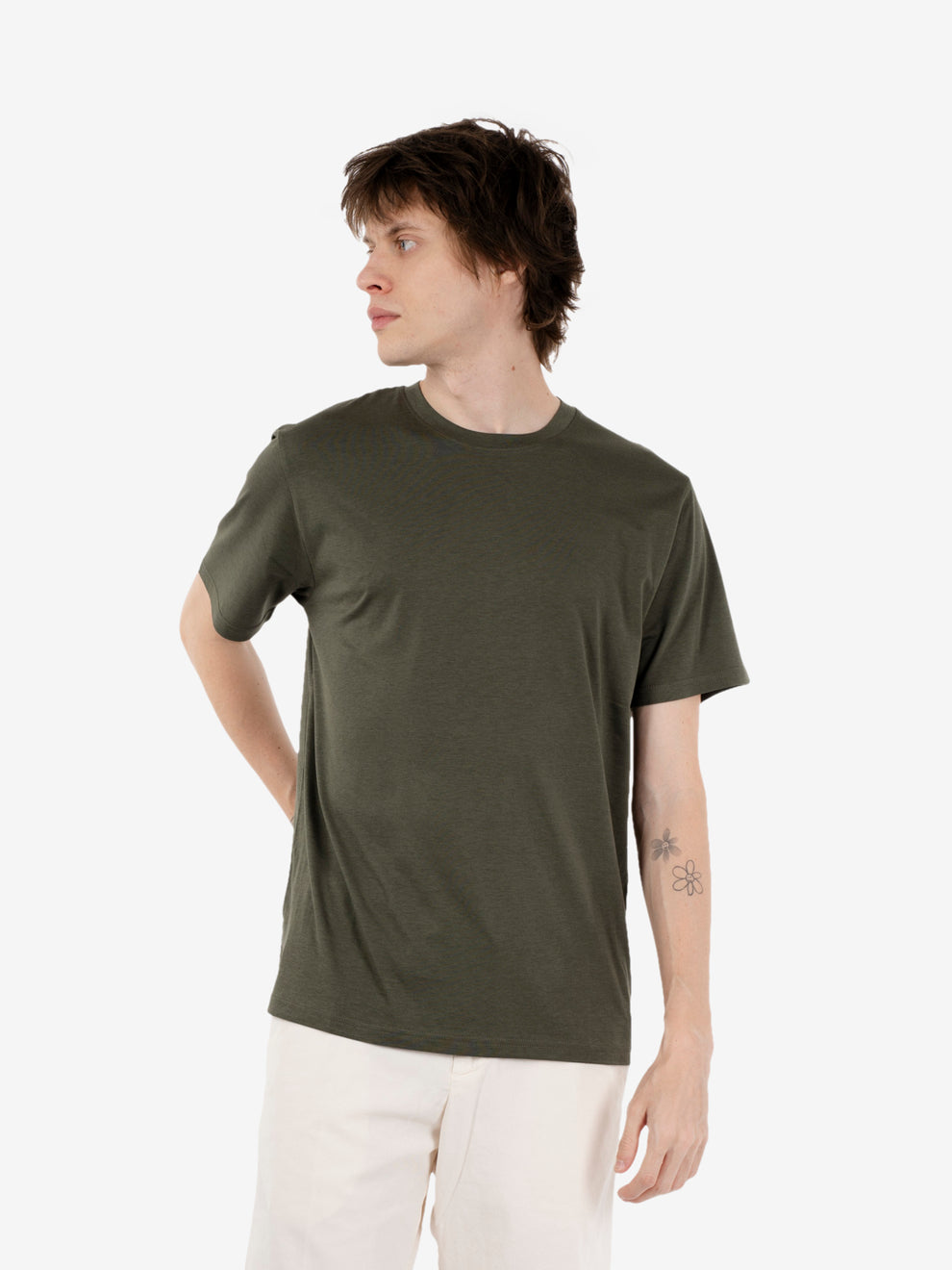 T-shirt basic cotone sottobosco