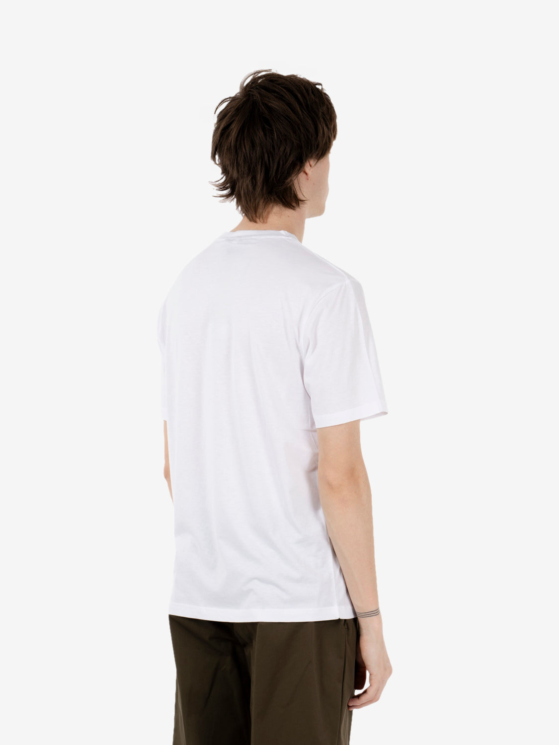 T-shirt basic cotone white