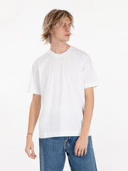 STIMM - T-shirt basic girocollo bianco