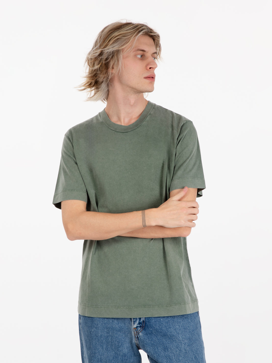 T-shirt basic girocollo cactus