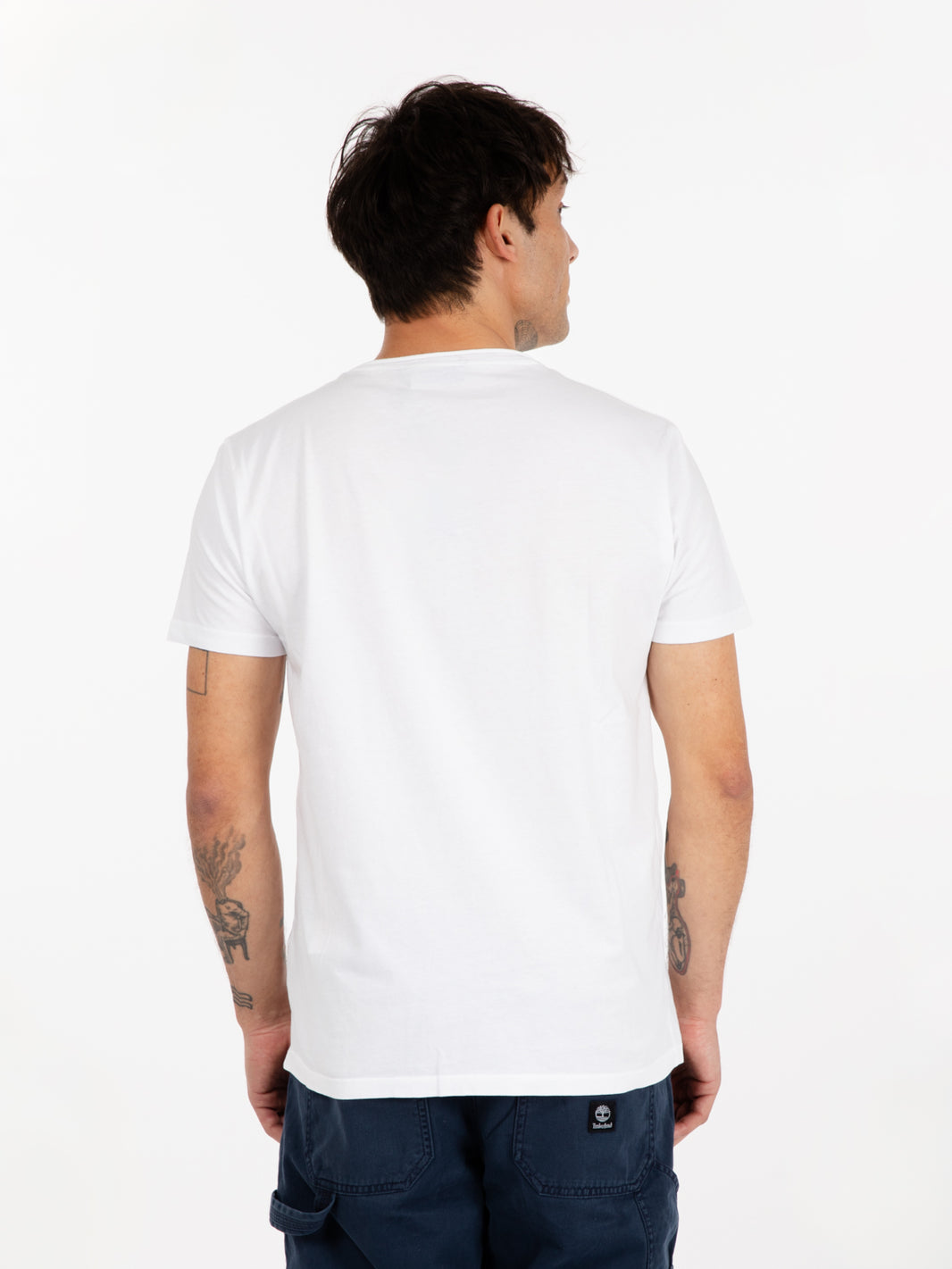 T-shirt basic girocollo white