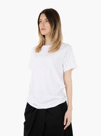 White rhinestone T-shirt