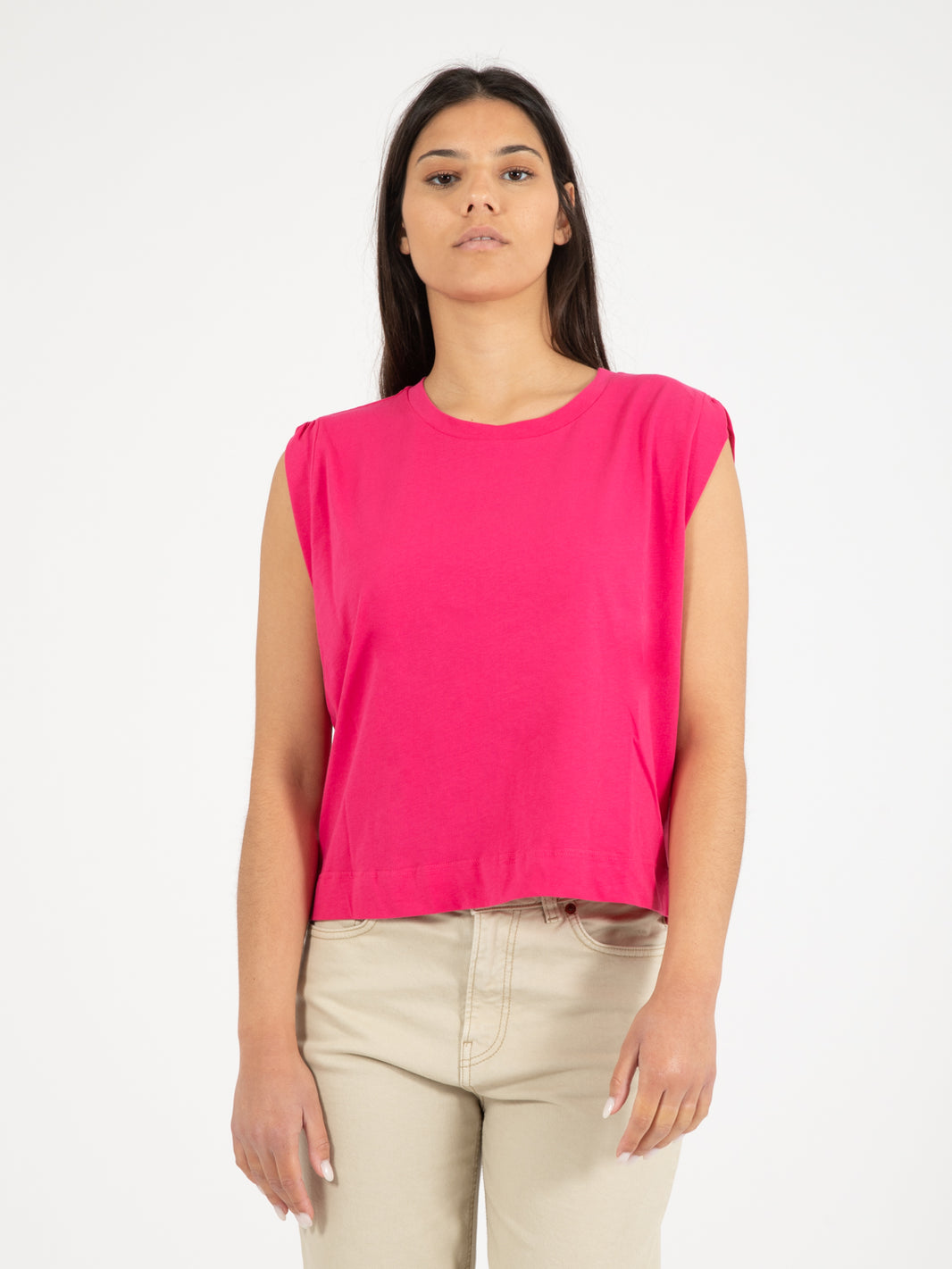 Short fuchsia T-Shirt