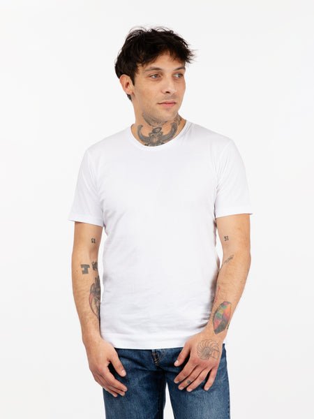 T-shirt girocollo basic bianco