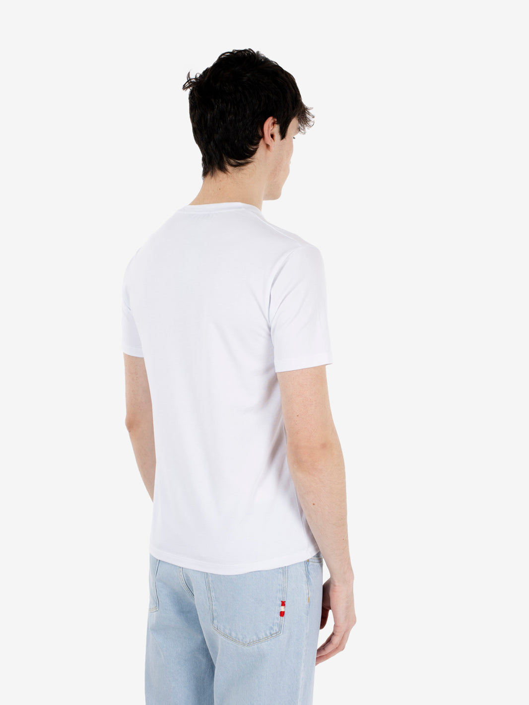 T-shirt girocollo bianco ottico