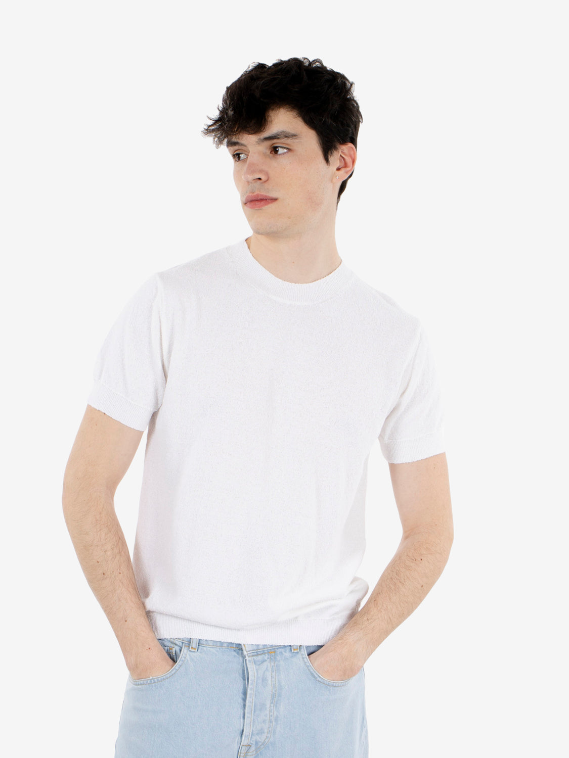 T-shirt girocollo bianco