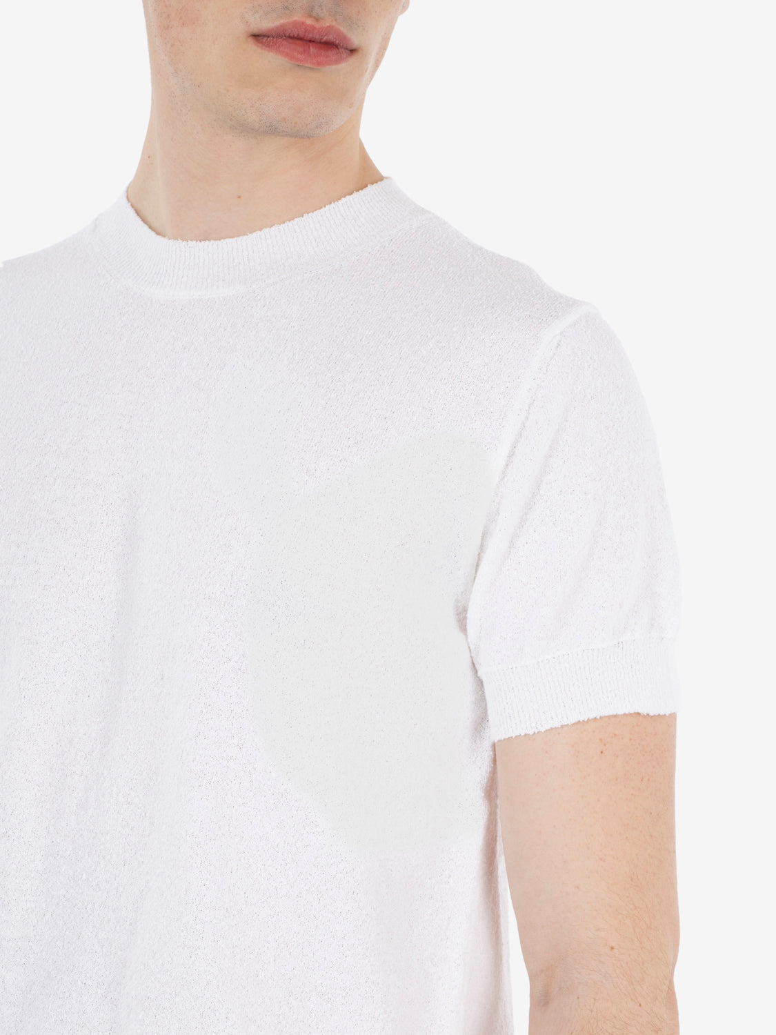 T-shirt girocollo bianco