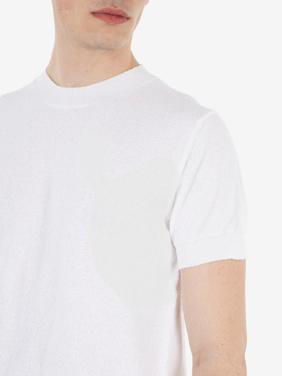 T-shirt girocollo bianco