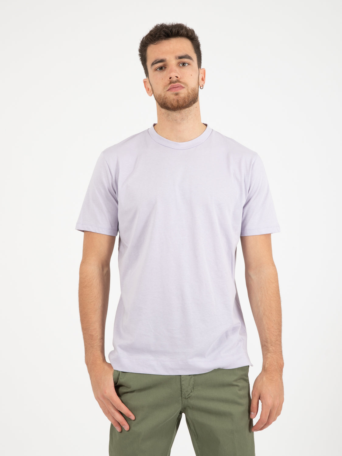 T-shirt girocollo lavanda