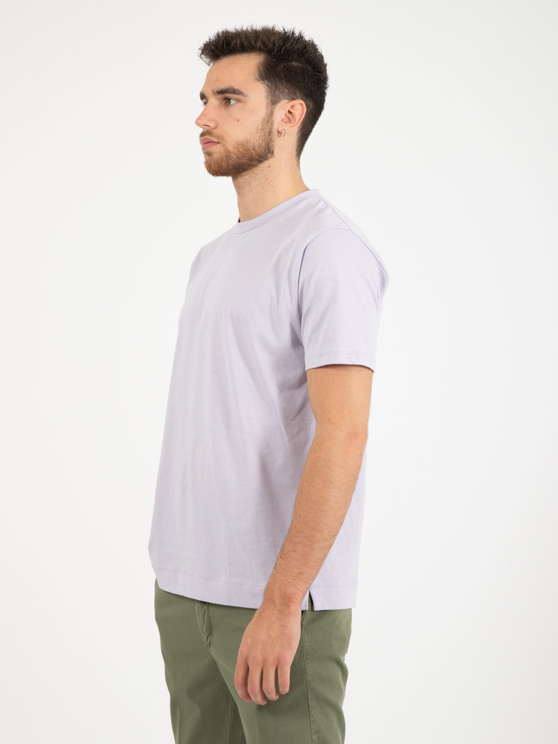 T-shirt girocollo lavanda