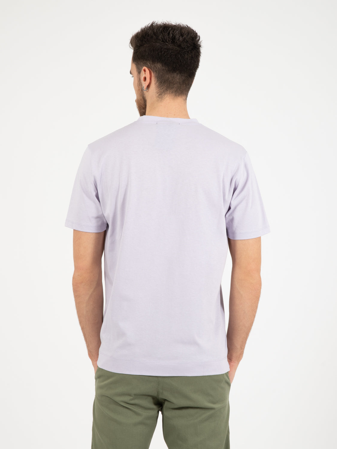 T-shirt girocollo lavanda