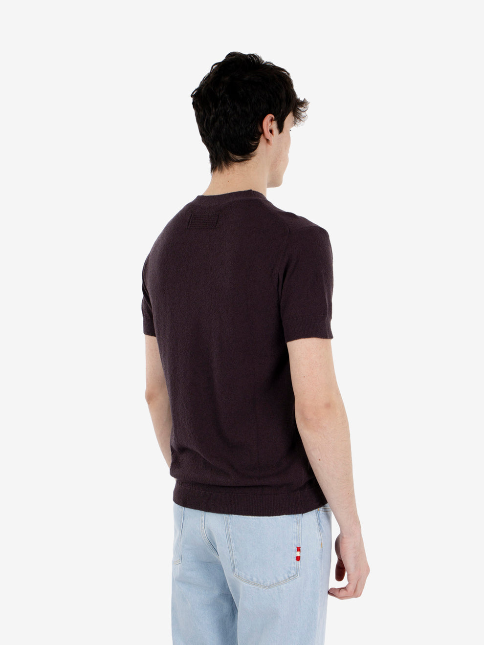 T-shirt girocollo moka