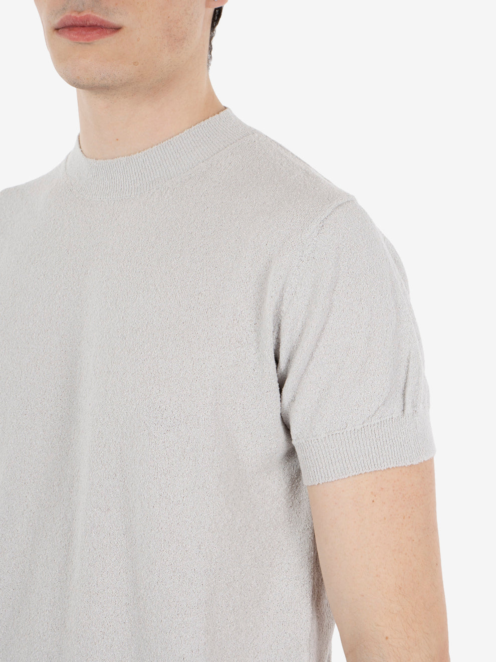 T-shirt girocollo perla