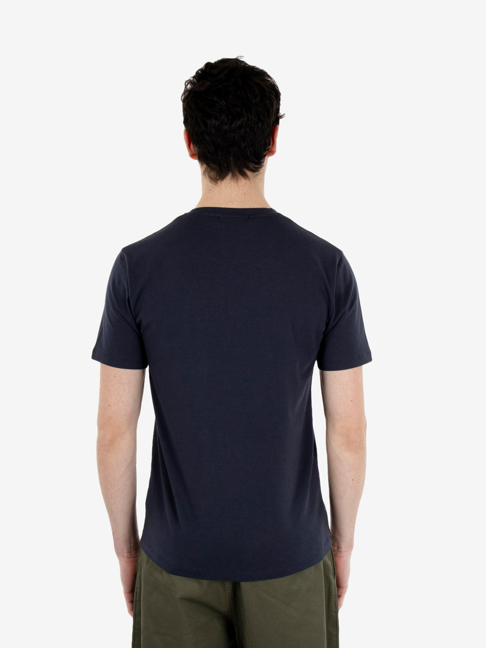 T-shirt girocollo stretch blu