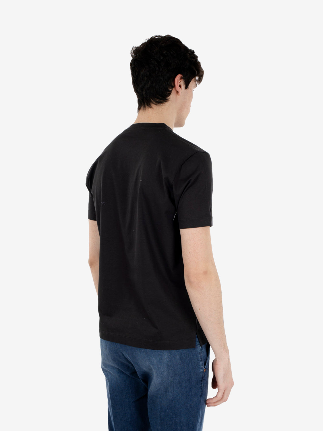 T-shirt in cotone nero