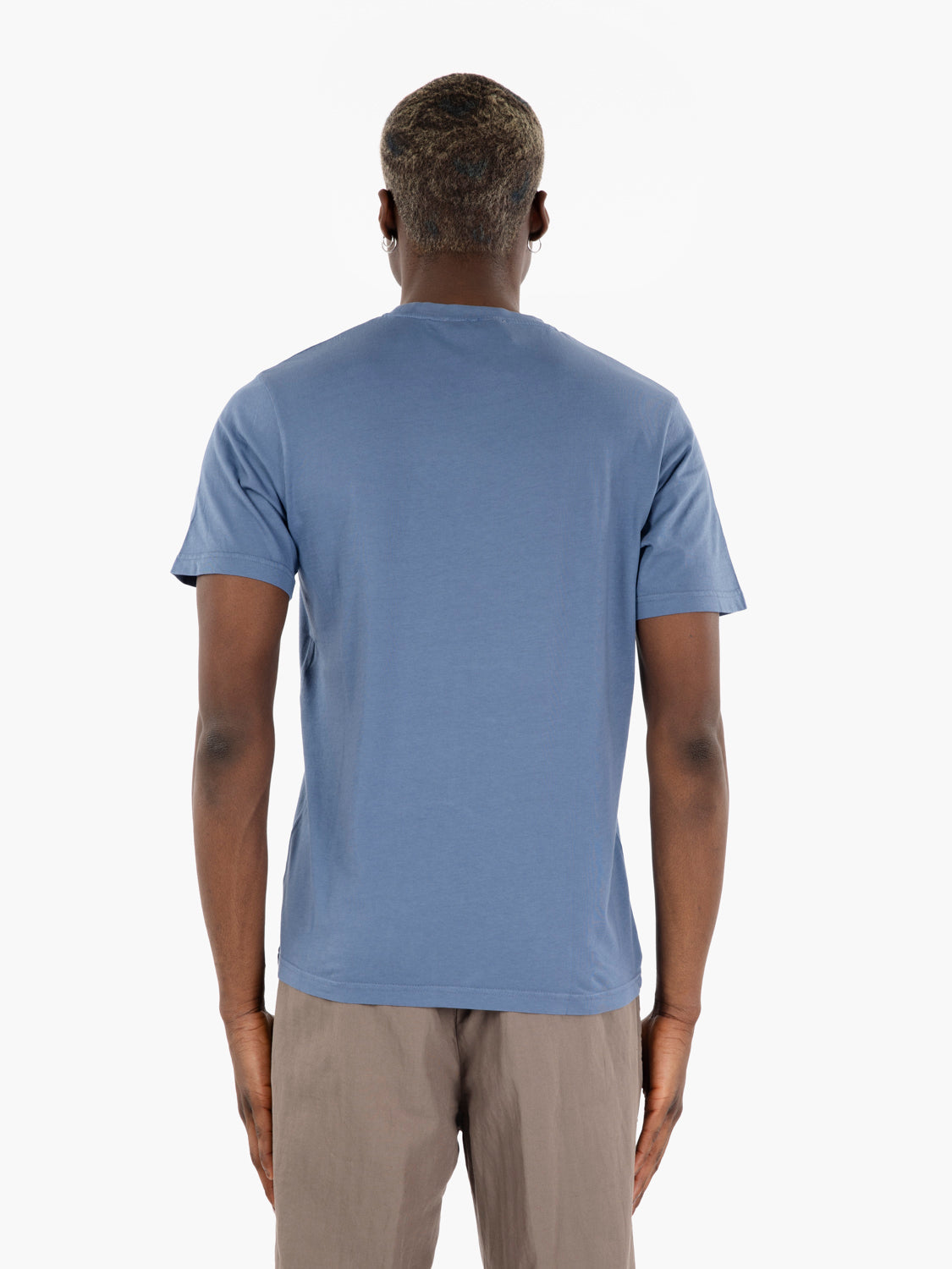 T-shirt in jersey blue denim