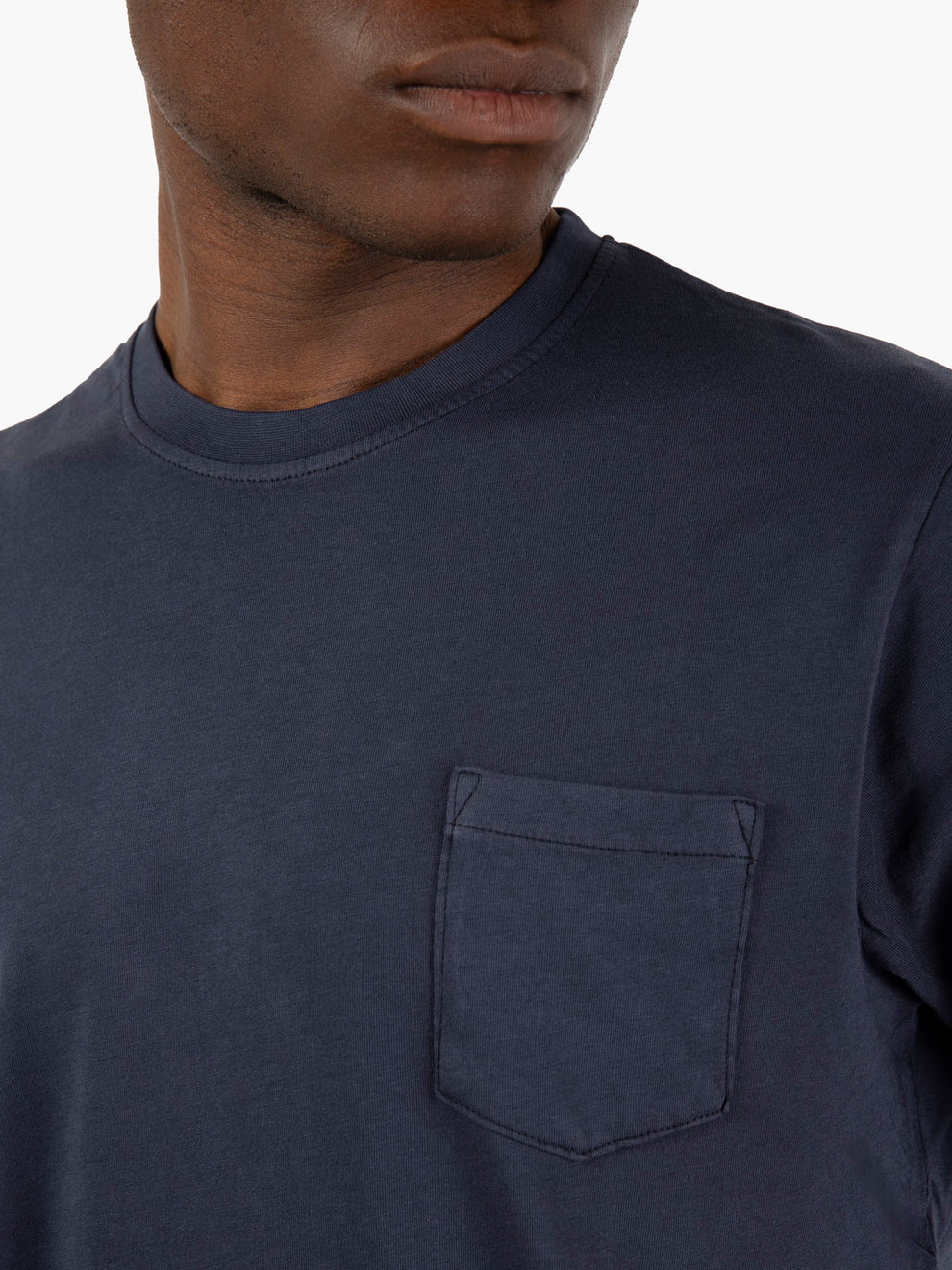 T-shirt in jersey navy