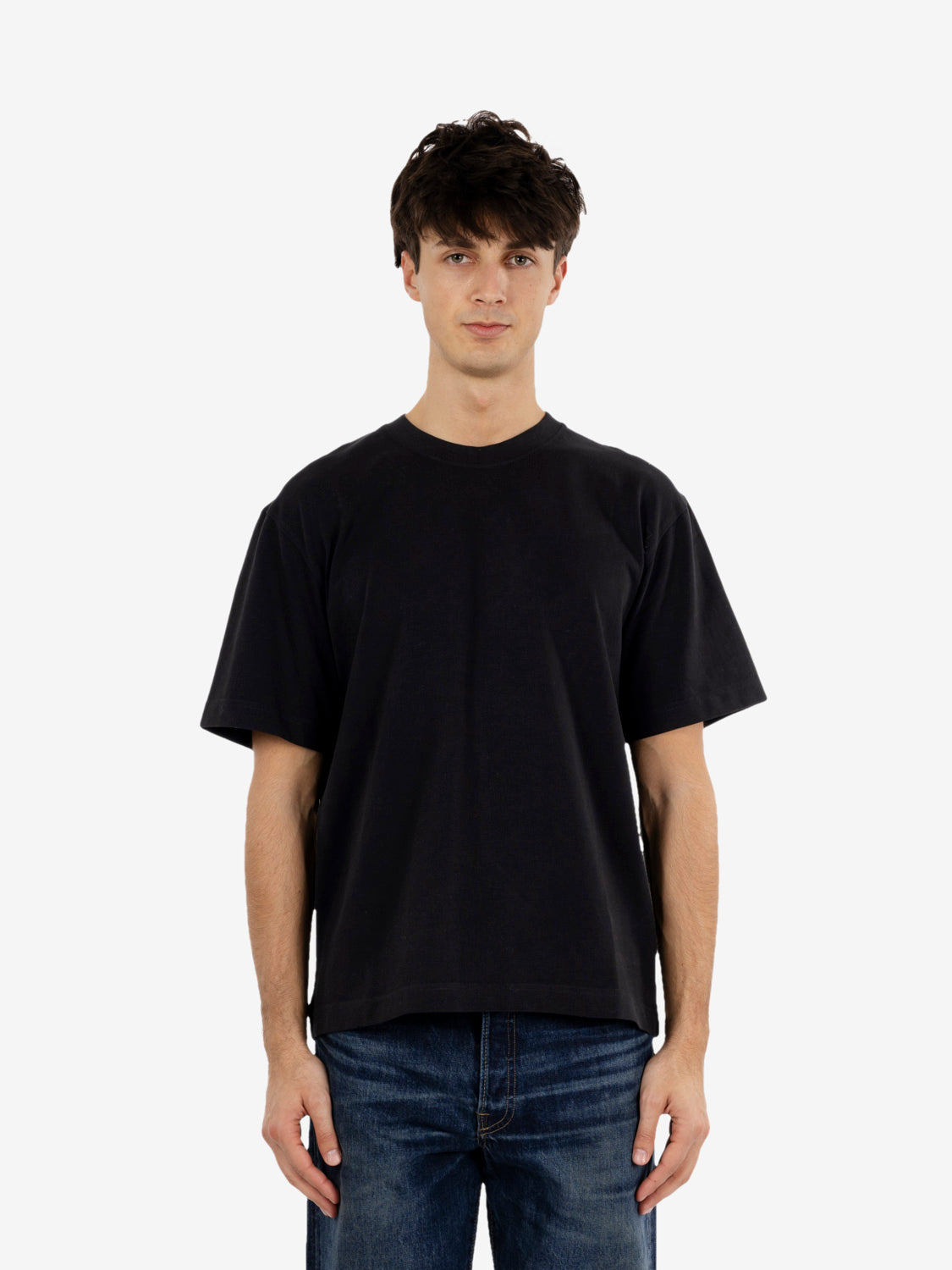 Black jersey T-shirt