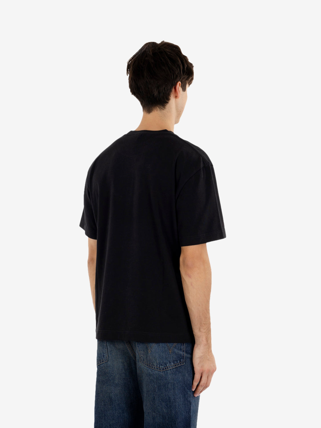 Black jersey T-shirt