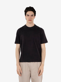 T-shirt jersey con taschino black