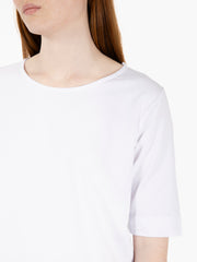 STIMM - T-shirt maniche a 3/4 bianco camp