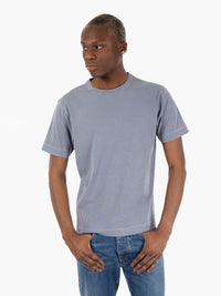 T-shirt organic cotton azzurro