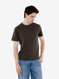 T-shirt stone wash moka