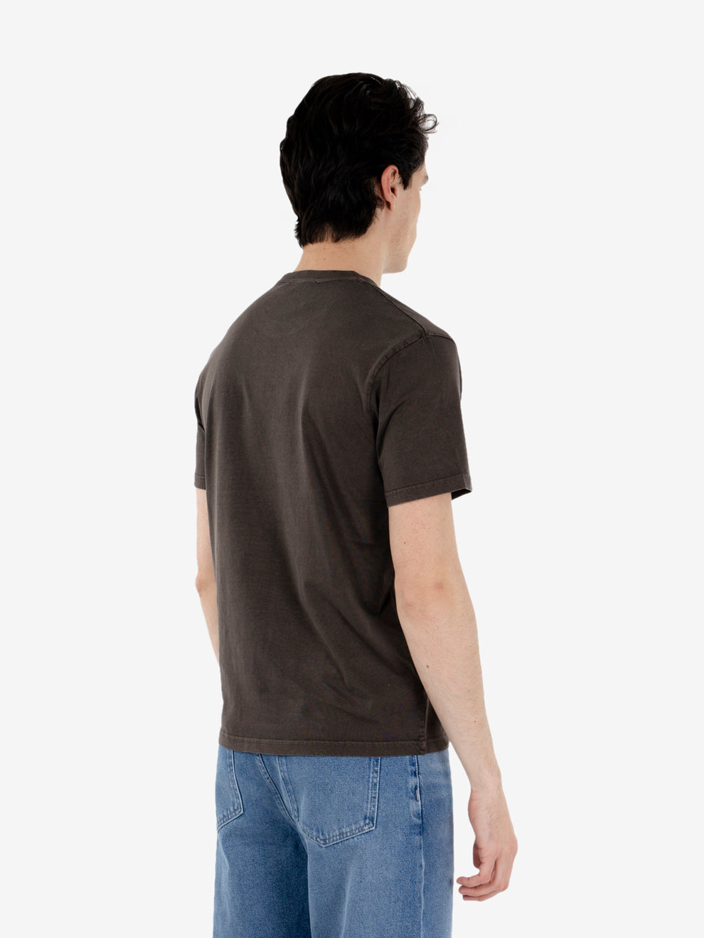 T-shirt stone wash moka