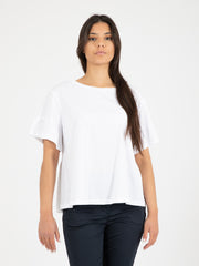 STIMM - T-Shirt Volant bianco