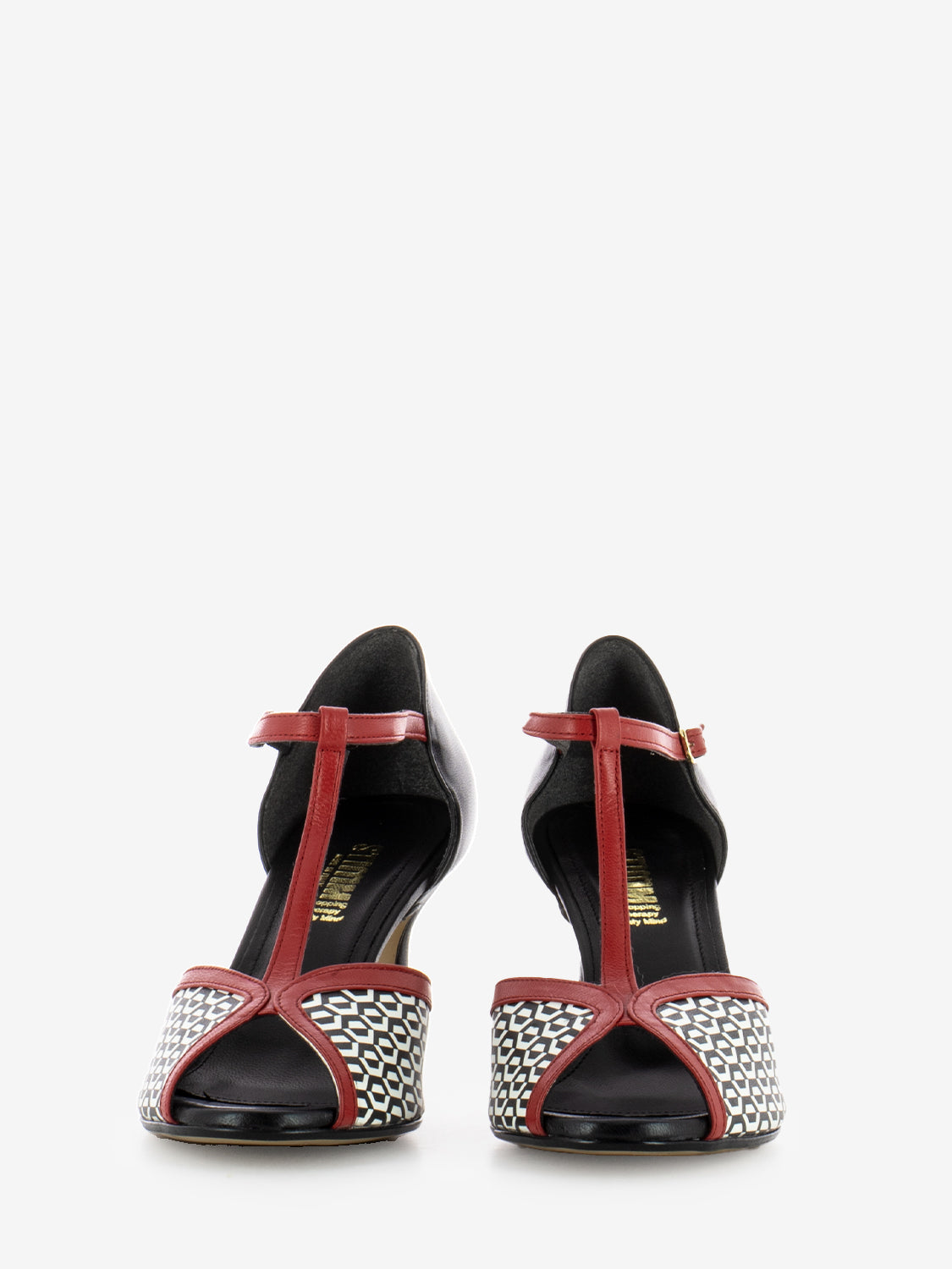 Tanguera Liz nappa black / red