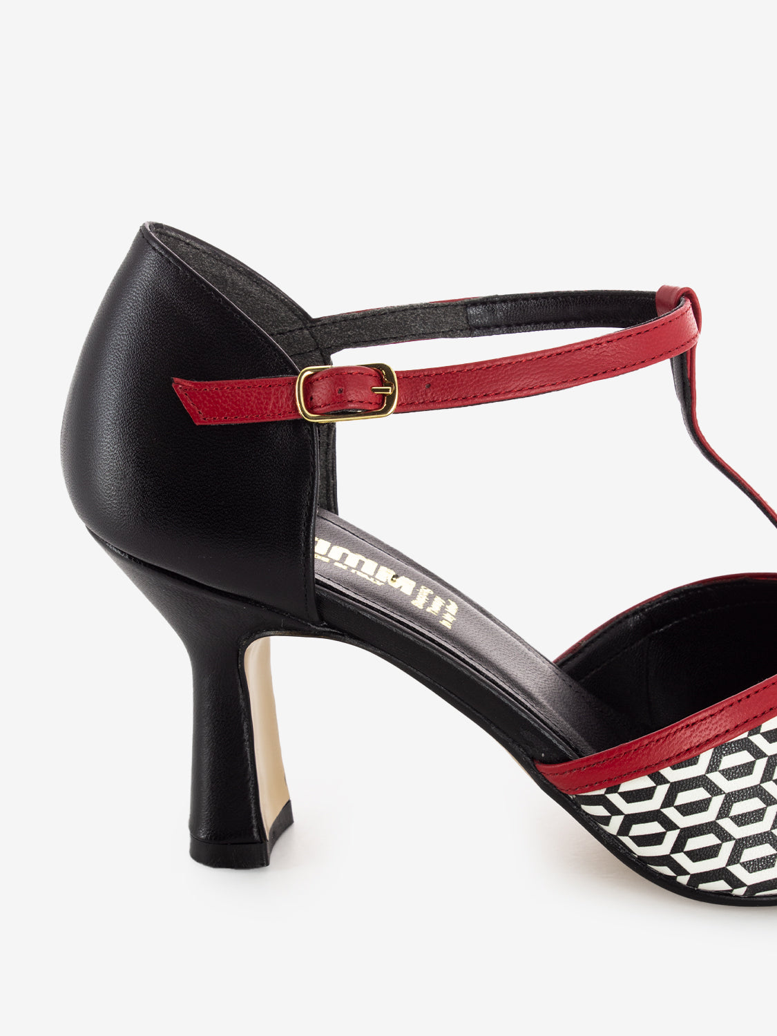 Tanguera Liz nappa black / red