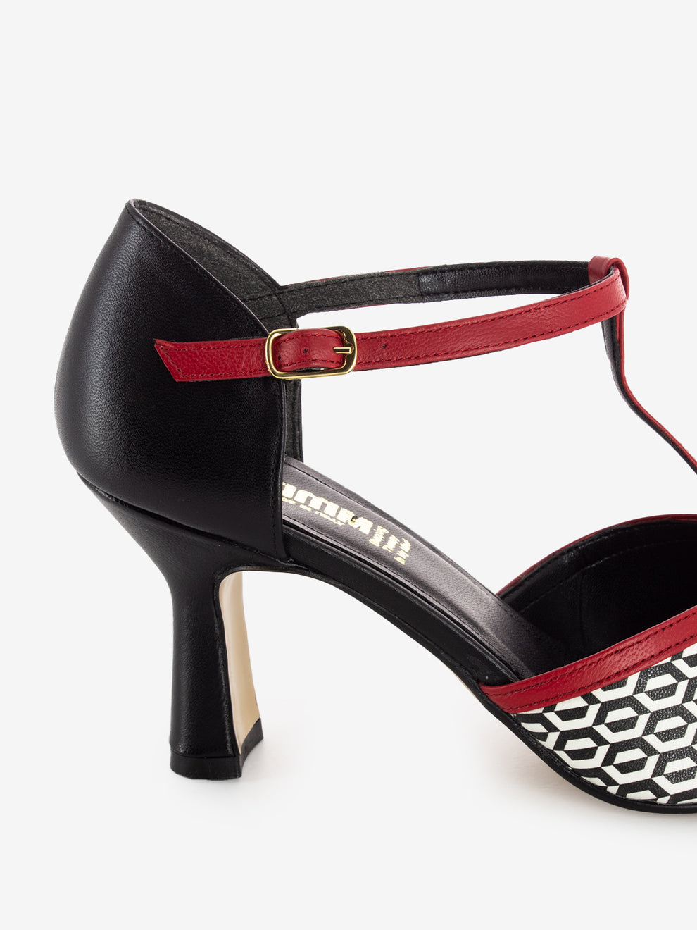 Tanguera Liz nappa black / red