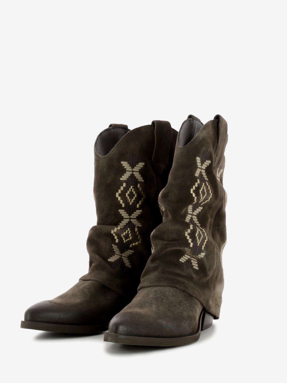 TEXAN DECORATED SUEDE CHESTNUT 227R_CAST