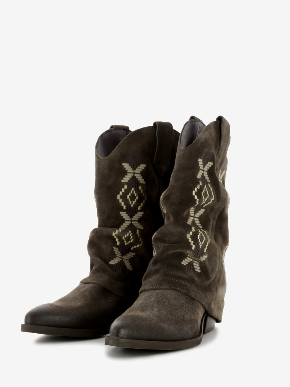 TEXAN DECORATED SUEDE CHESTNUT 227R_CAST