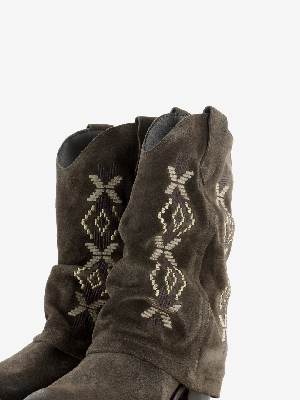 TEXAN DECORATED SUEDE CHESTNUT 227R_CAST