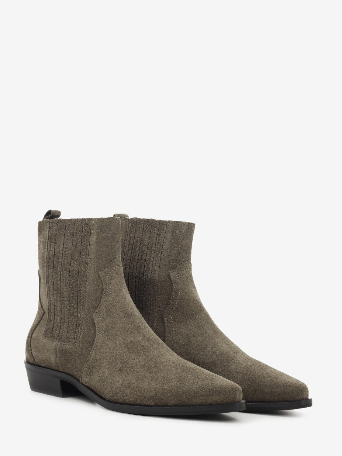 Texano Idea in suede taupe