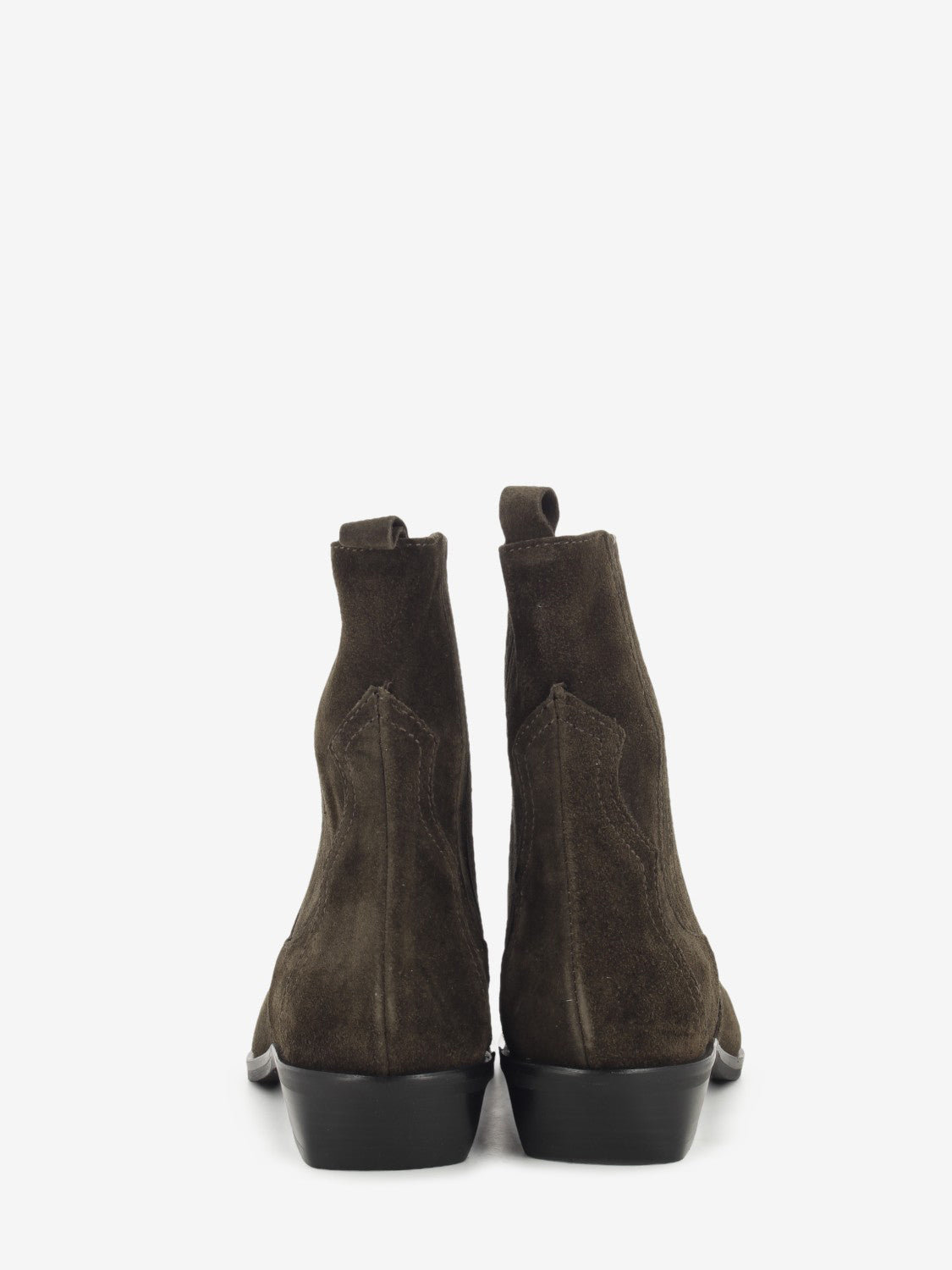 Texano Idea in suede testa di moro