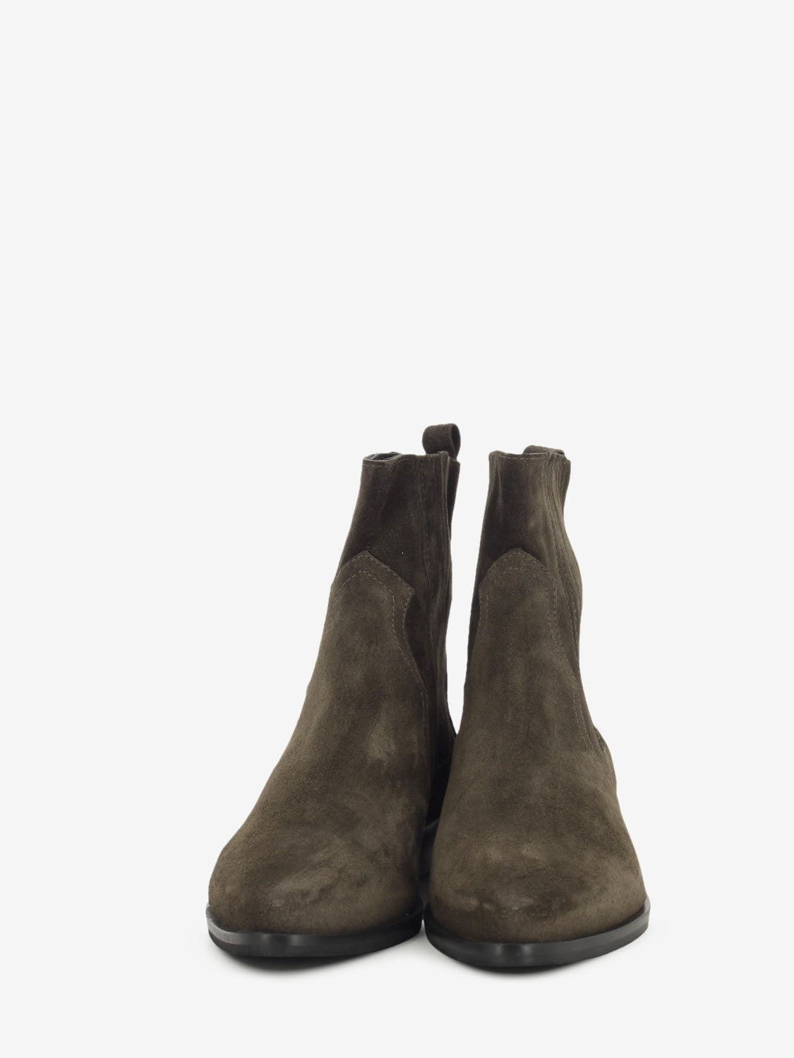 Texano Idea in suede testa di moro
