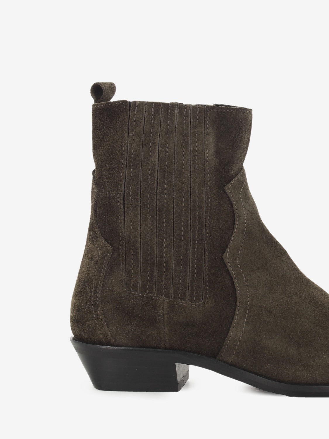 Texano Idea in suede testa di moro