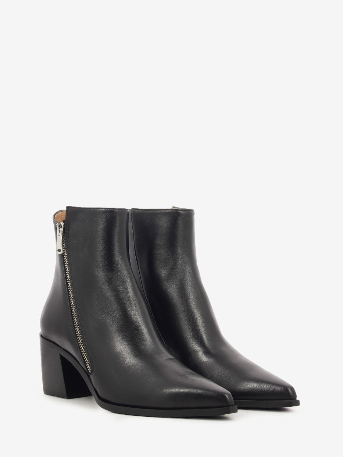 Texano zip fashion nappa nero