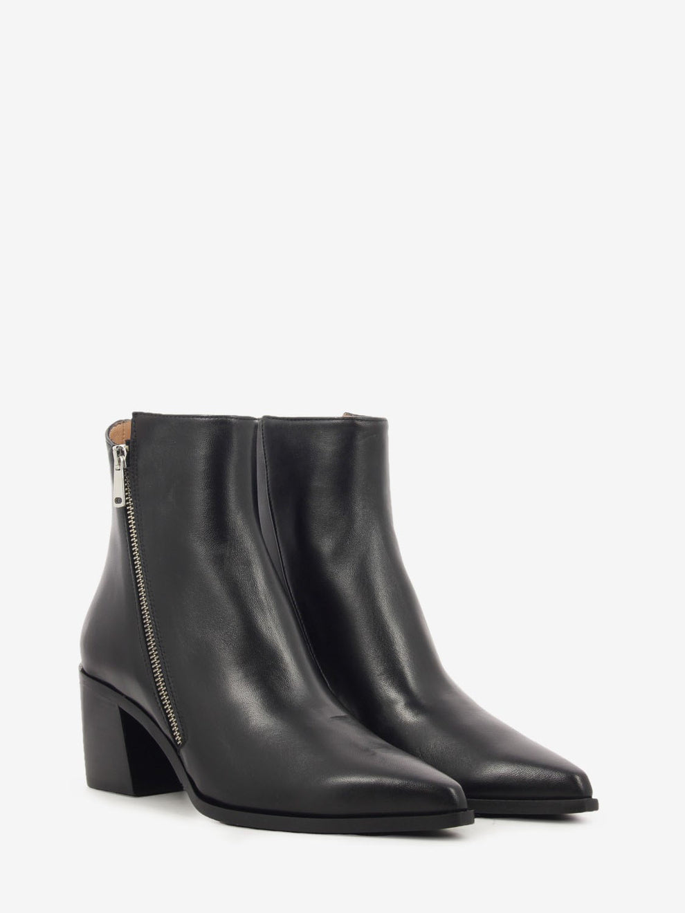 Texano zip fashion nappa nero