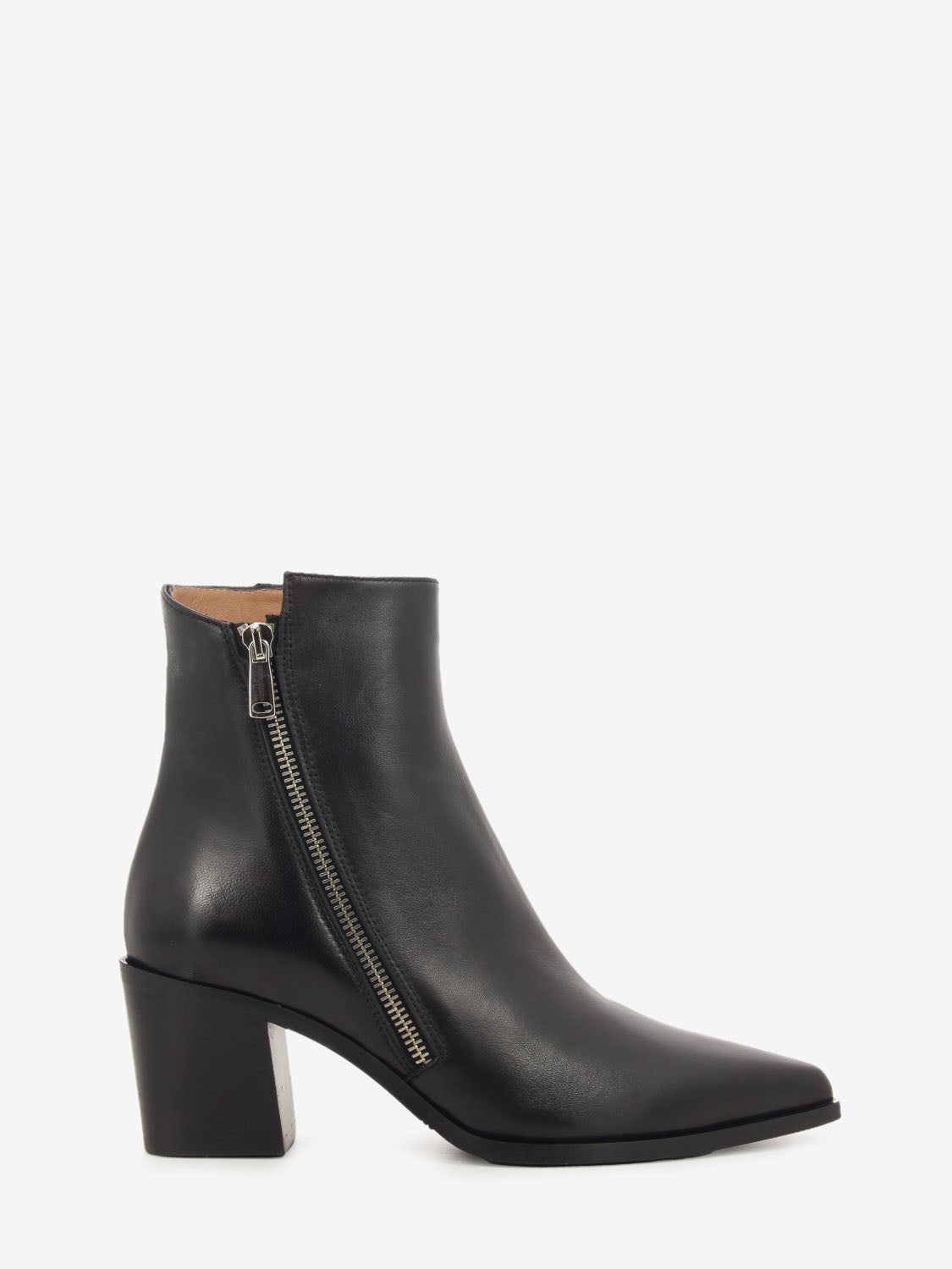 Texano zip fashion nappa nero