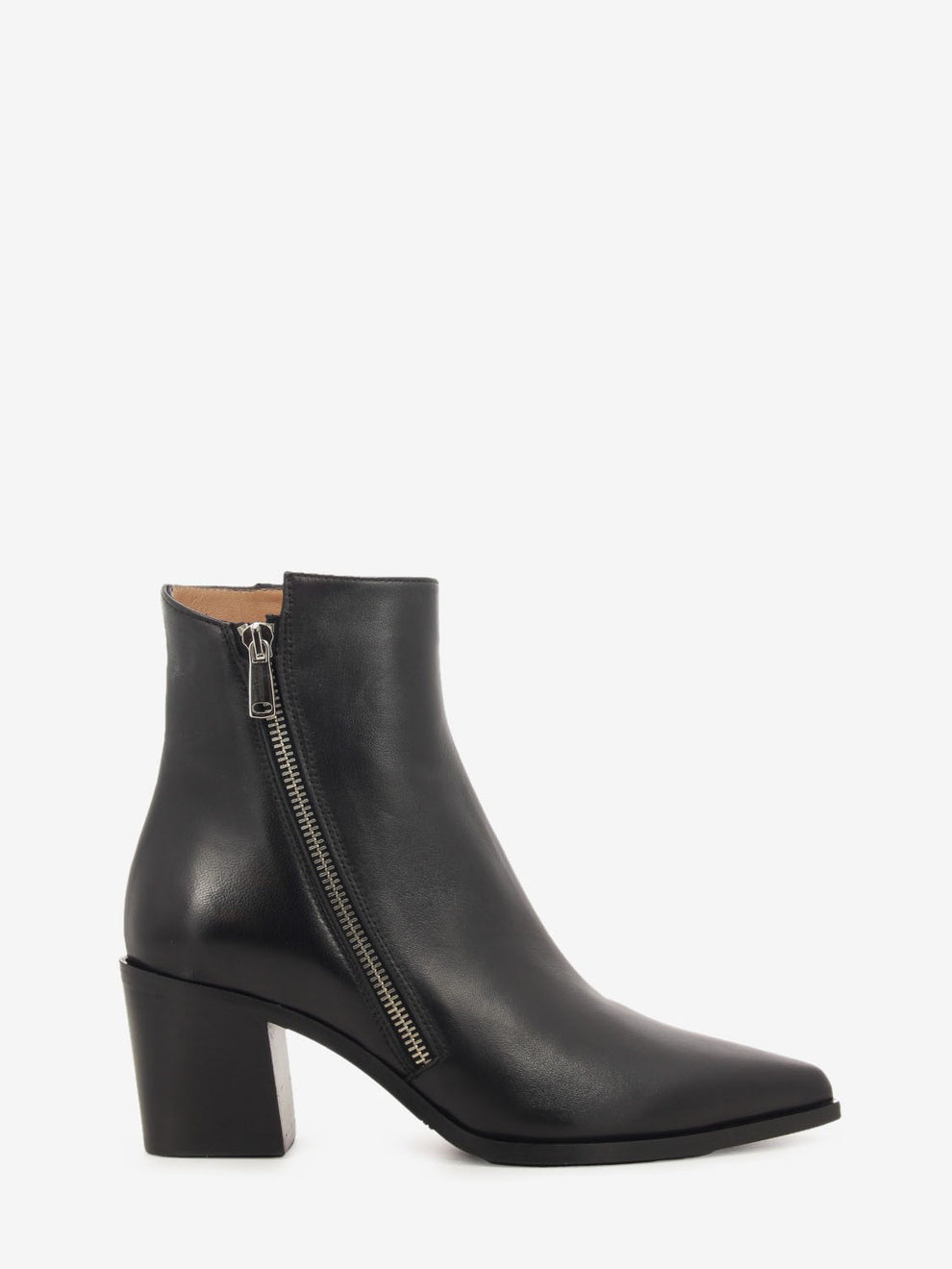 Texano zip fashion nappa nero