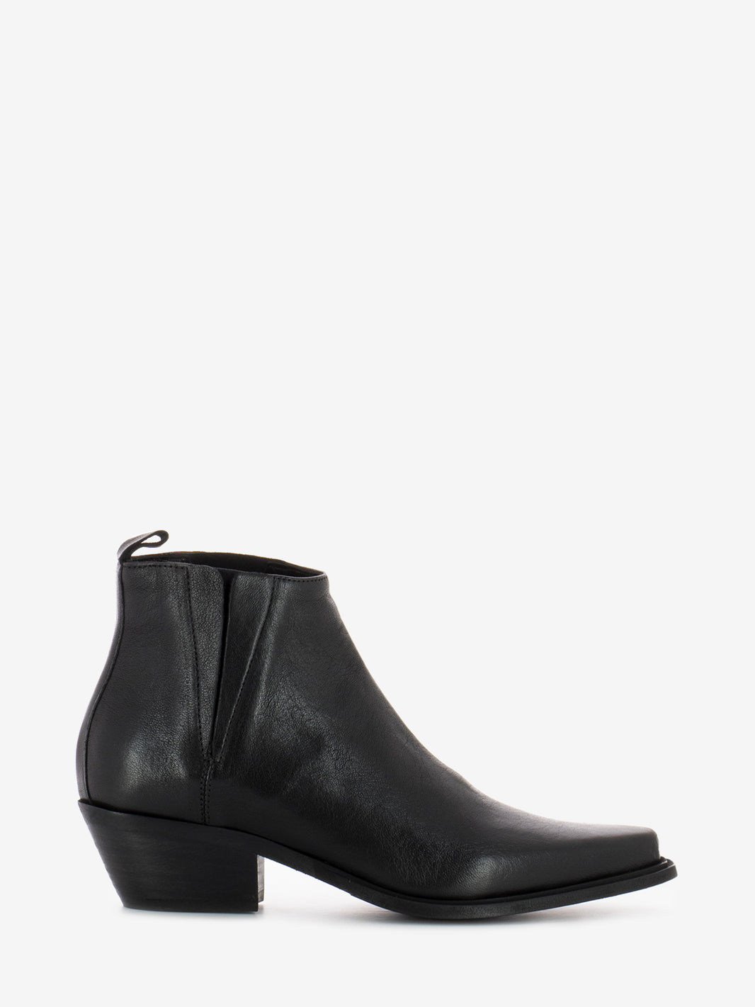 Tronchetti bassi tex in pelle neri