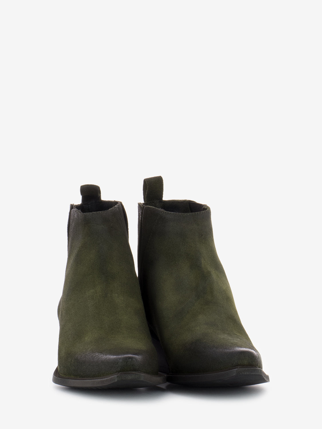 Tronchetti bassi tex in suede olive