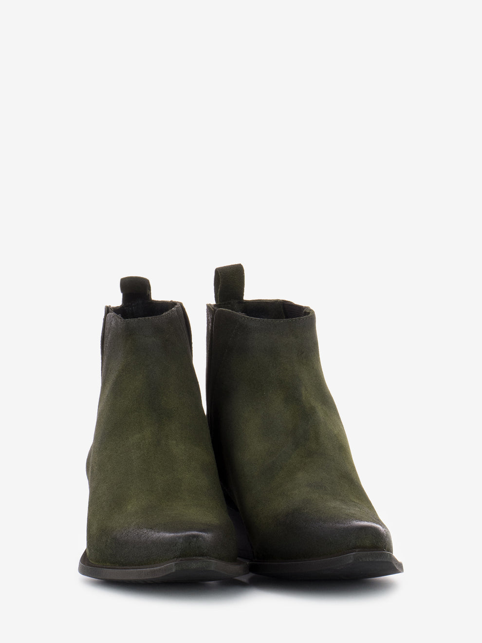 Tronchetti bassi tex in suede olive
