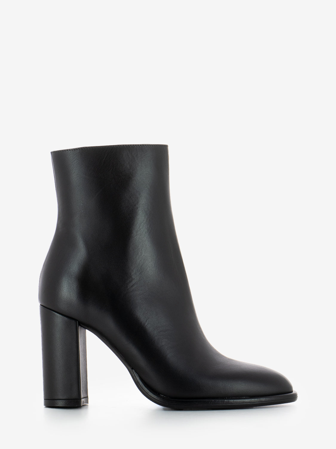 R2462-VIT_BLK BLACK CALFSKIN 90MM ANKLE BOOT