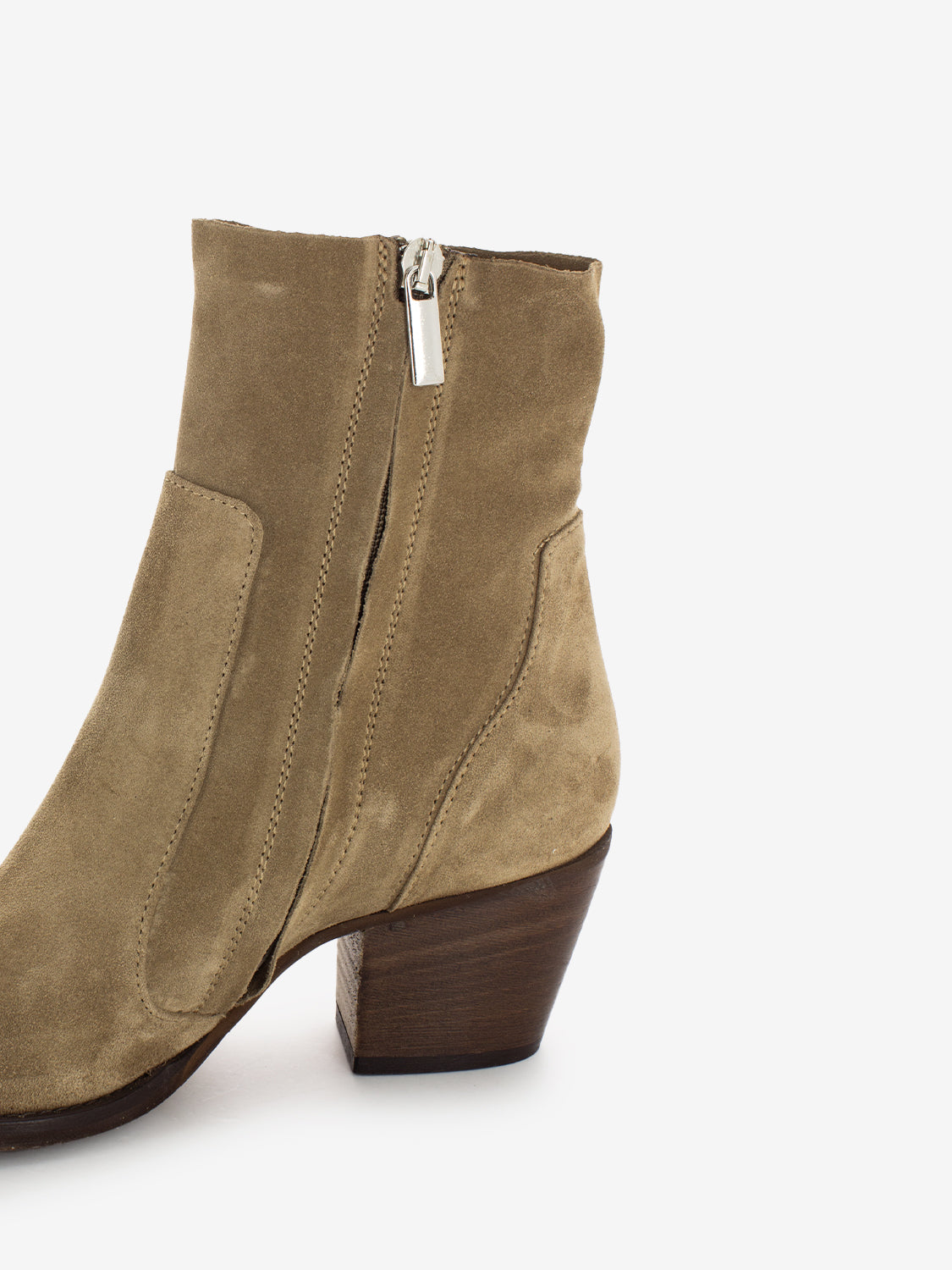 Tronchetti tex Julia in suede sabbia