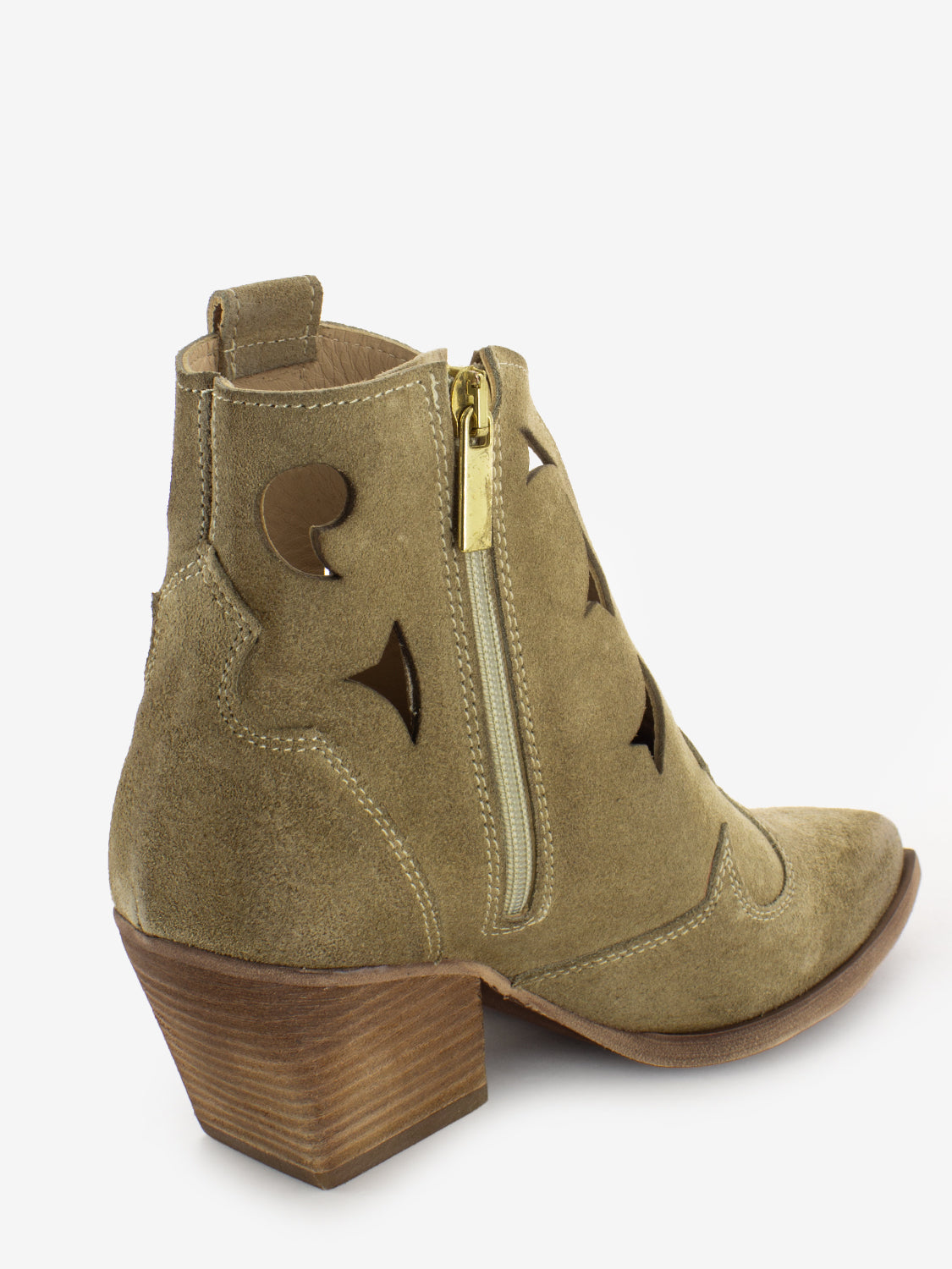 Tronchetti texani laserati beige